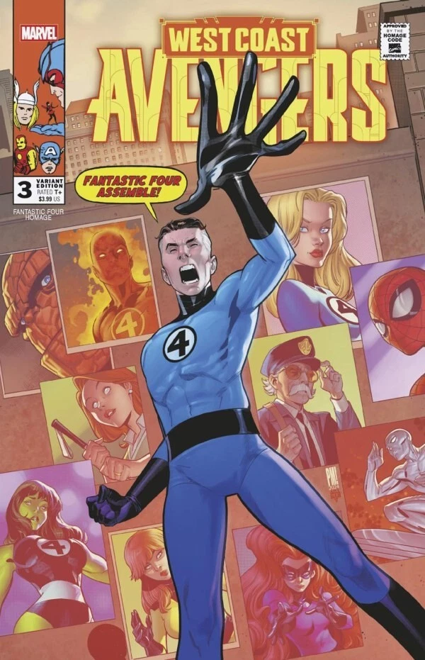 West Coast Avengers Vol IV #3C [Paco Medina Fantastic Four Homage Variant] (March 2025)