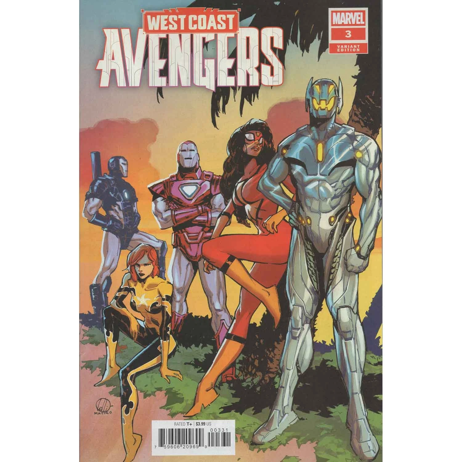 West Coast Avengers Vol IV #3C [Matteo Lolli Variant] (March 2025)