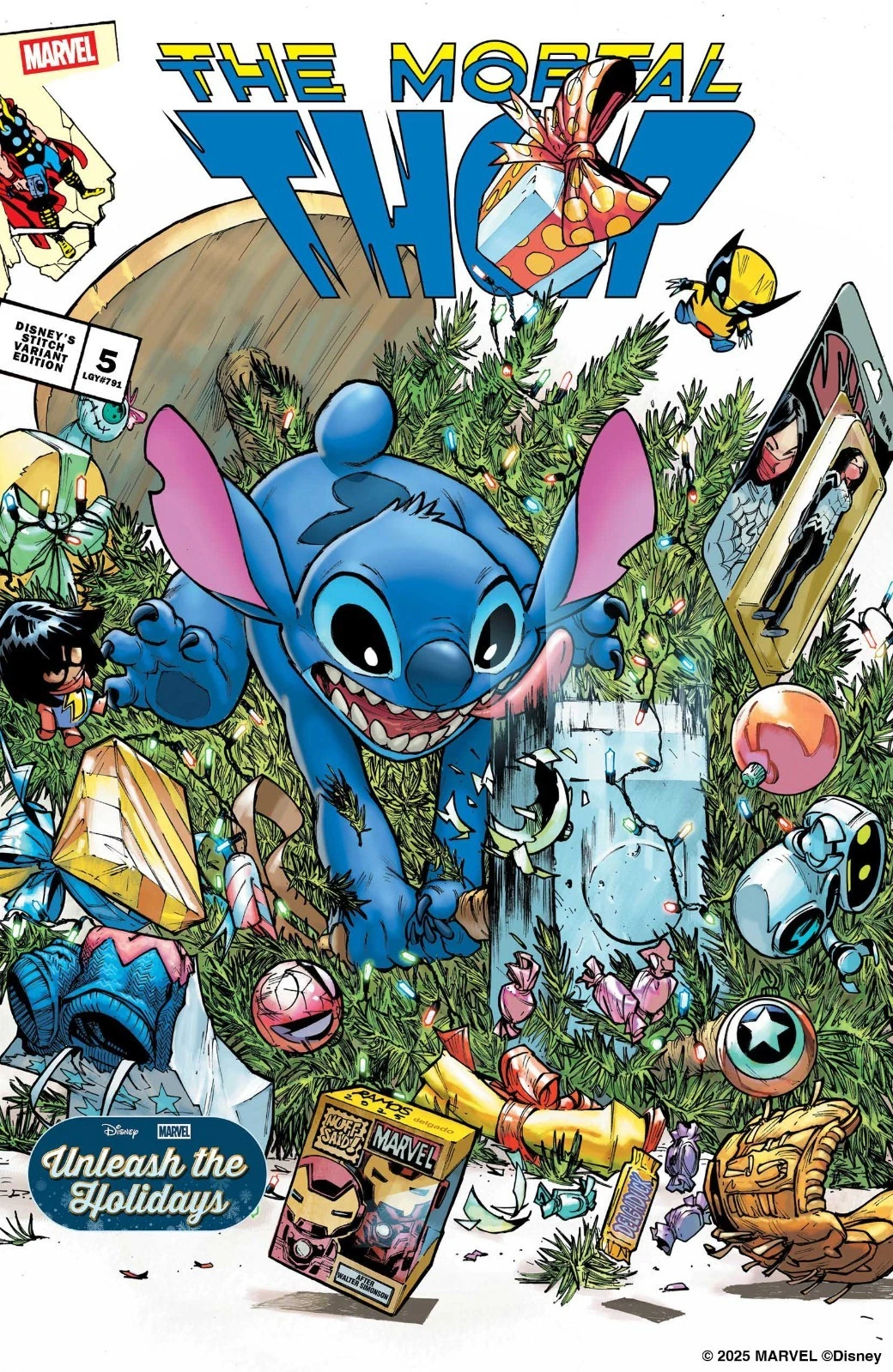 Thor Vol VII #5D [Humberto Ramos Disney's Stitch Unleash the Holidays Variant] (February 2026)
