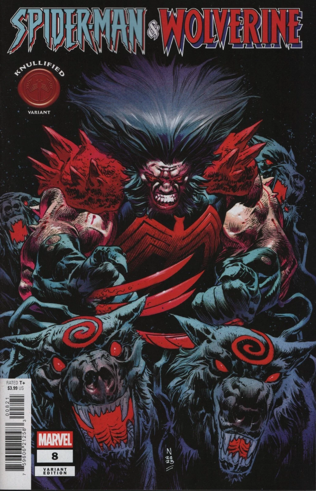 Spider-Man & Wolverine Vol II #8B [Nic Klein Knullified Variant] (February 2026)