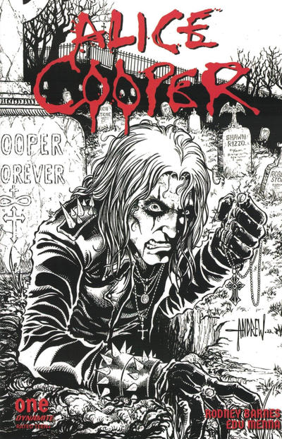 Alice Cooper Vol II #1G [Andrew Magnum Line Art Variant] (October 2023)