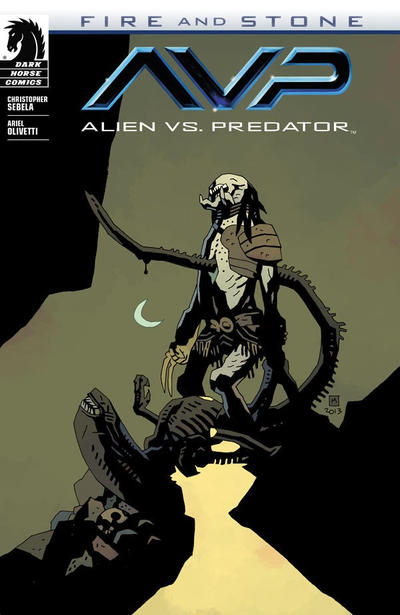 Alien vs. Predator: Fire and Stone #1B [Mike Mignola Variant] (October 2014)