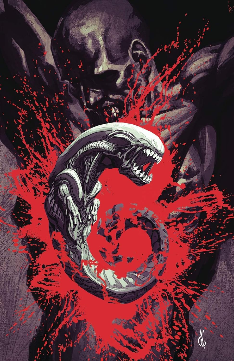Aliens: Dust to Dust #3B [Carlos D'Anda Variant] (October 2018)