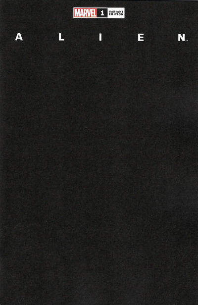 Alien #1B [Black Blank Cover] (May 2021)