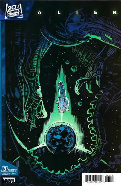 Alien Vol III #3B [Michael Walsh Variant] (August 2023)