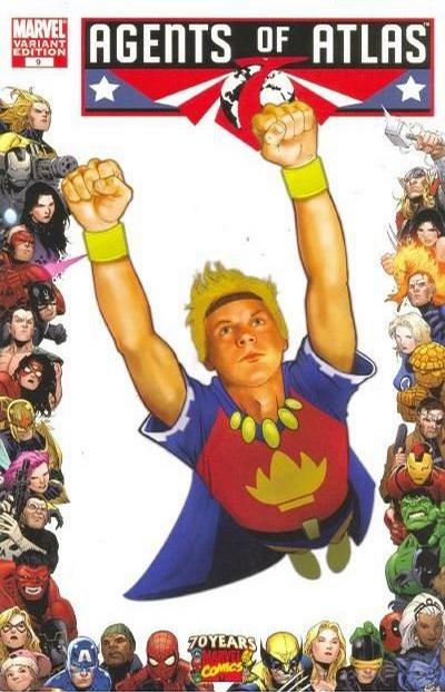 Agents of Atlas Vol II #9B [Marvel 70th Anniversary Variant] (October 2009)