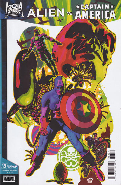 Alien vs. Captain America #3B [ACO Variant] (March 2026)