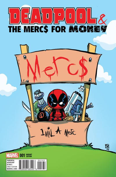 Deadpool & the Mercs for Money Vol II #1F [Skottie Young Variant] (September 2016)