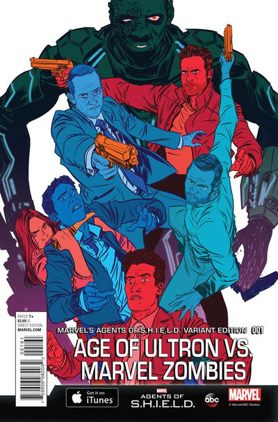 Age of Ultron vs. Marvel Zombies #1B [Nathan Fox Marvel's Agents of S.H.I.E.L.D. Variant] (August 2015)