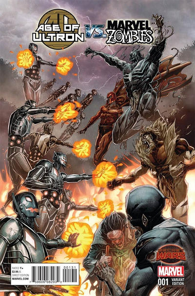 Age of Ultron vs. Marvel Zombies #1C [Rock-He Kim Variant] (August 2015)