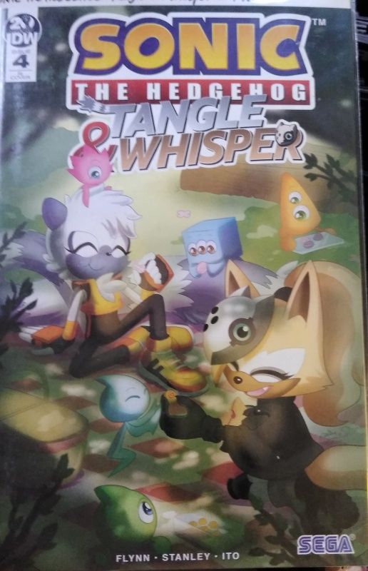 Sonic the Hedgehog: Tangle & Whisper #4 [Cover RI - Abigail Starling] (October 2019)