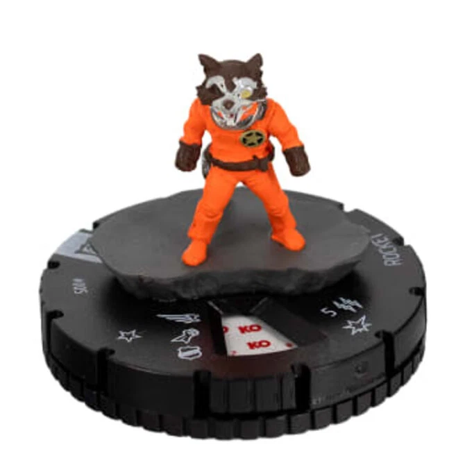 Marvel HeroClix Collector's Trove Rocket #005 Figure With Card