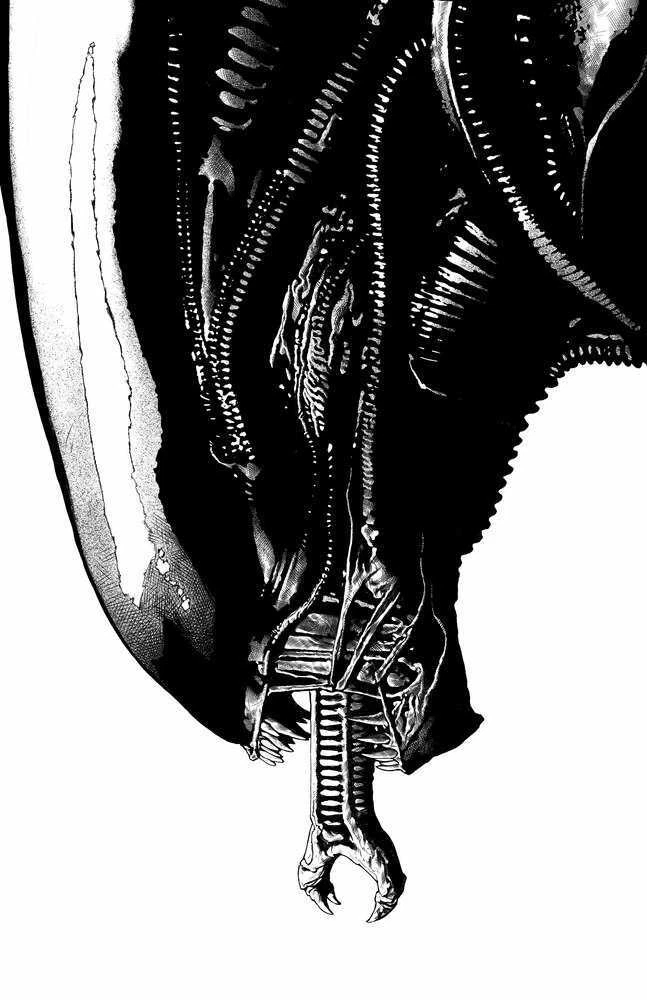 Alien Vol II #1G [PX Previews Exclusive - Travis Charest Virgin Art Black and White 40th Anniversary Variant] (November 2022)