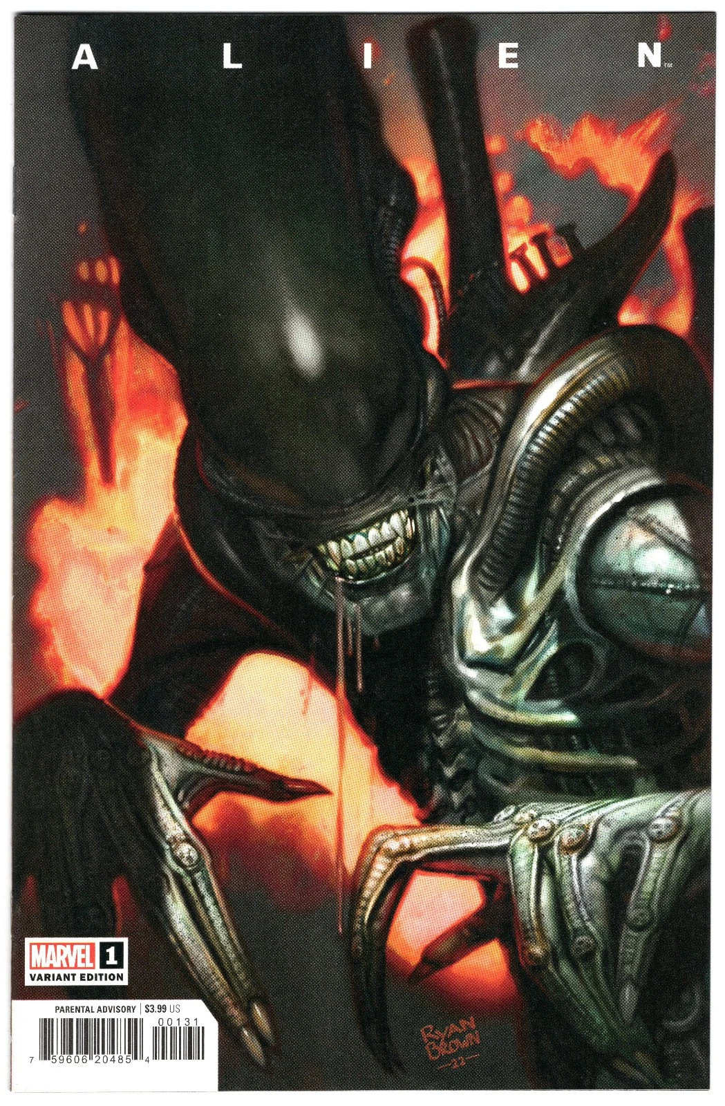Alien Vol II #1C [Ryan Brown Variant] (November 2022)