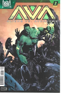 Aliens vs. Avengers #2B [Andrea Sorrentino Variant] (January 2025)
