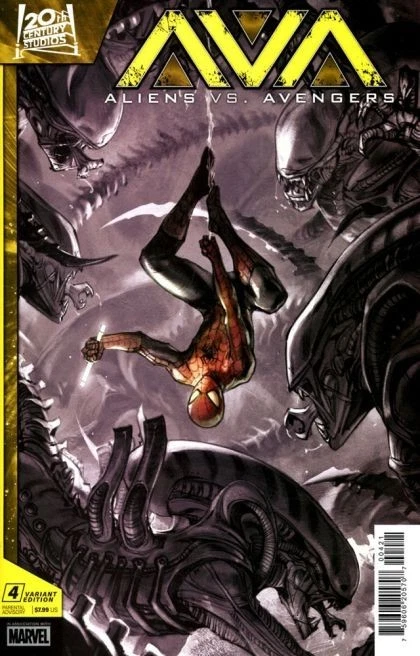 Aliens vs. Avengers #4B [Jessica Fong Variant] (August 2025)