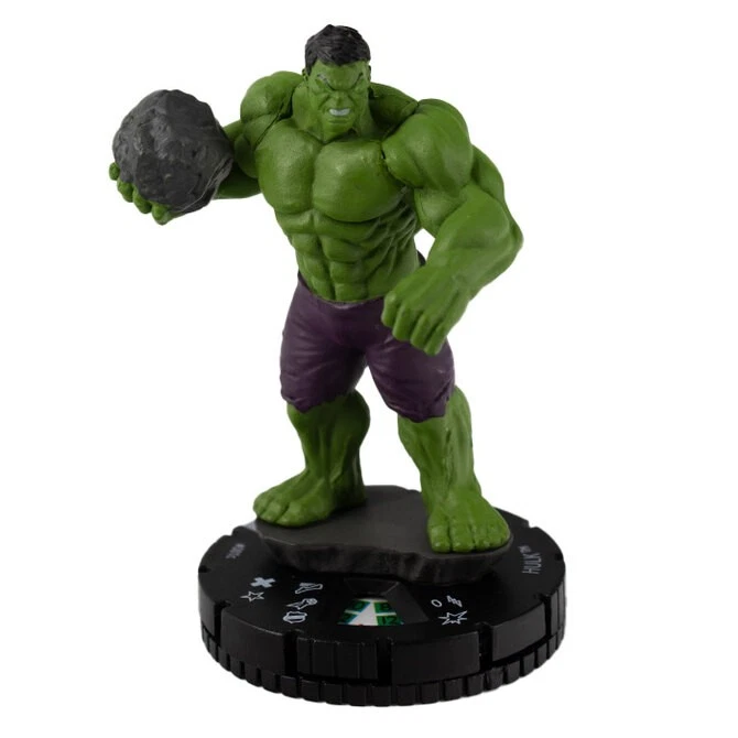 Marvel Hulk #001b HeroClix Smash and Destroy Figure With Card