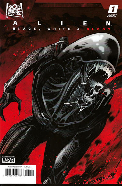 Alien: Black, White & Blood #1B [Elena Casagrande & Tríona Farrell Variant] (April 2024)
