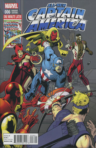 All-New Captain America #6B [Kevin Nowlan One Minute Later Variant] (June 2015)