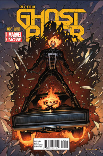 All-New Ghost Rider #3D [Texeira Vehicle Variant] (July 2014)