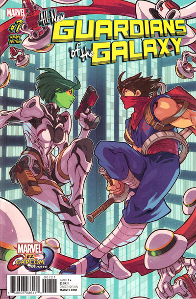 All-New Guardians of the Galaxy #7B [Edwin Huang 'Marvel vs. Capcom' Variant] (October 2017)