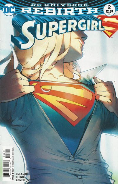 Supergirl Vol VII #2B [Bengal Variant] (December 2016)