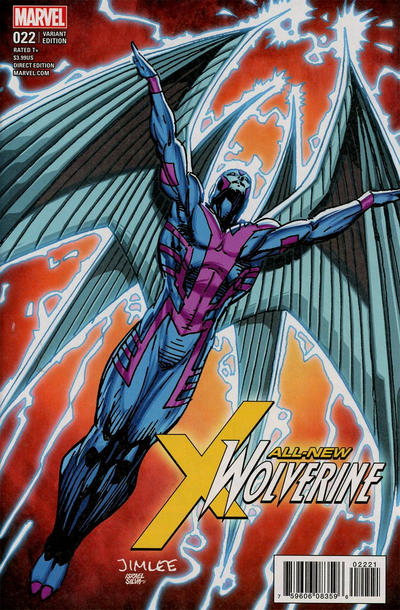 All-New Wolverine #22B [Jim Lee 'X-Men Trading Card' Variant (Archangel)] (September 2017)