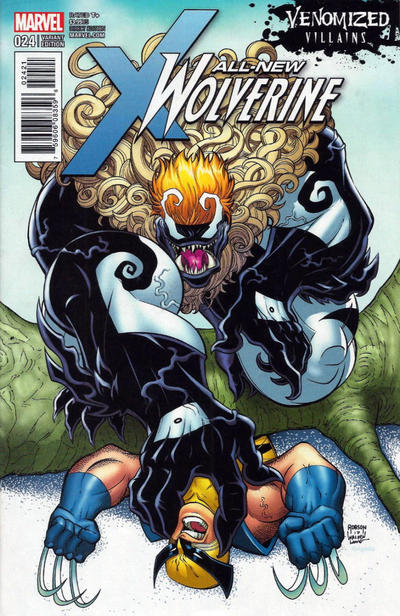 All-New Wolverine #24B [Will Robson Venomized Sabretooth Variant] (November 2017)