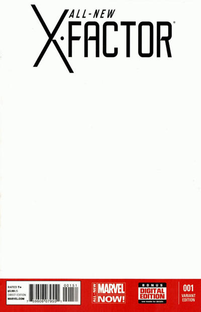 All-New X-Factor #1 [Blank Variant] (March 2014)
