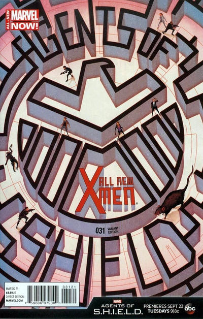 All-New X-Men #31B [Mike Del Mundo Agents of S.H.I.E.L.D. Variant] (October 2014)