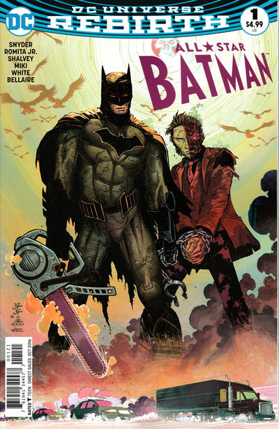 All-Star Batman #1B [John Romita Jr./Danny Miki "Batman & Two-Face" Variant] (October 2016)