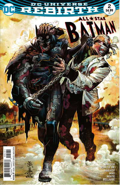 All-Star Batman #2B [John Romita Jr./Danny Miki "Batman & Two-Face" Variant] (November 2016)
