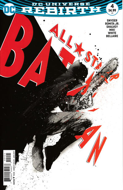 All-Star Batman #4B [Jock Variant] (January 2017)