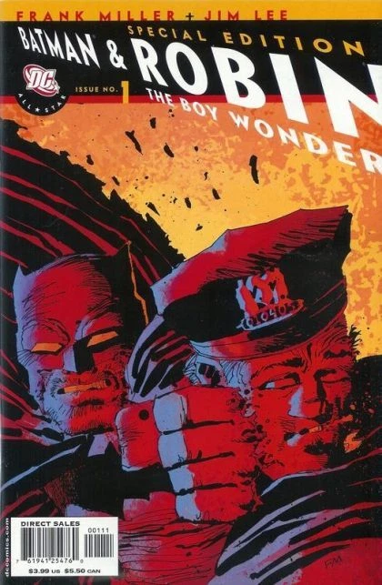 All Star Batman & Robin, the Boy Wonder #1C [Frank Miller Variant] (September 2005)