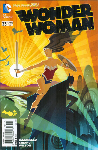 Wonder Woman Vol IV #33B [Batman 75th Anniversary Variant] (September 2014)