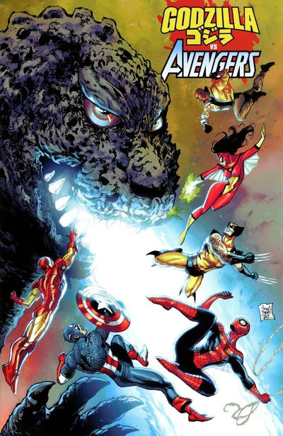 Godzilla vs. Avengers #1K [Tony Daniel Variant] (August 2025)