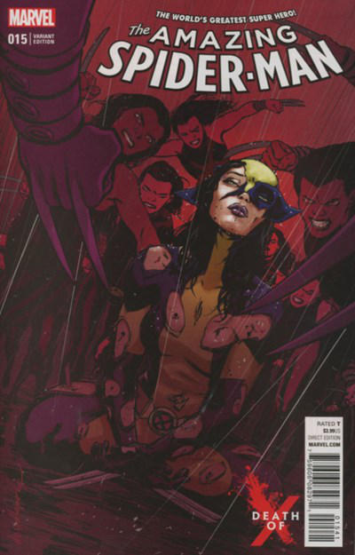 Amazing Spider-Man Vol IV #15D [David Lopez 'Death of X' Variant] (September 2016)