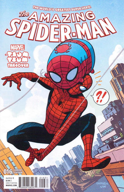 Amazing Spider-Man Vol IV #16C [Chris Samnee 'Tsum Tsum Takeover' Variant] (October 2016)