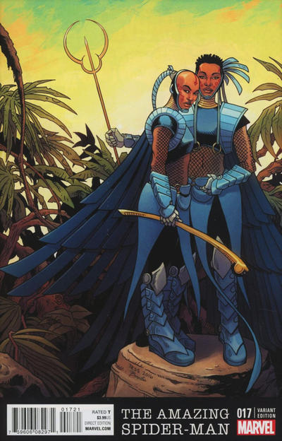 Amazing Spider-Man Vol IV #17B [Tess Fowler 'Black Panther' Variant] (October 2016)