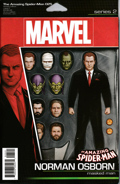 Amazing Spider-Man Vol IV #25B [John Tyler Christopher 'Action Figure' Variant] (April 2017)
