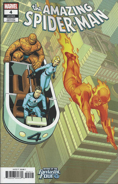 Amazing Spider-Man Vol V #4B [Chris Sprouse 'Return of the Fantastic Four' Variant] (October 2018)