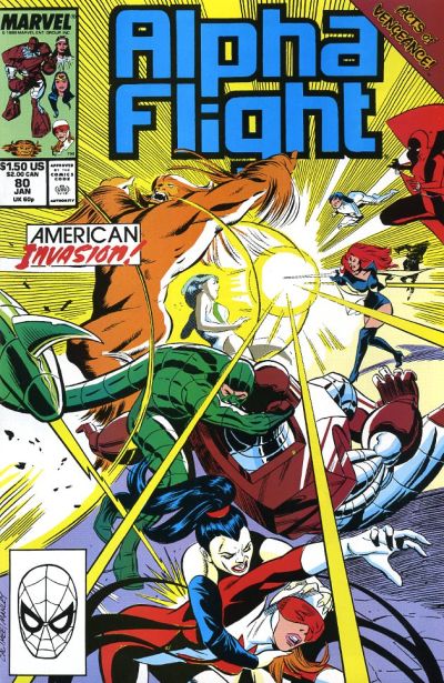 Alpha Flight #80 (January 1990)