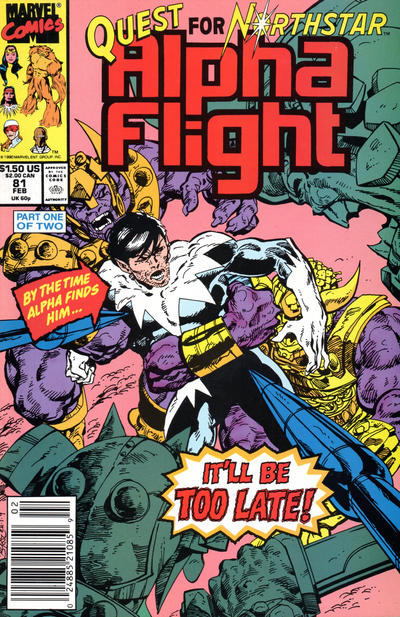 Alpha Flight #81 (February 1990)