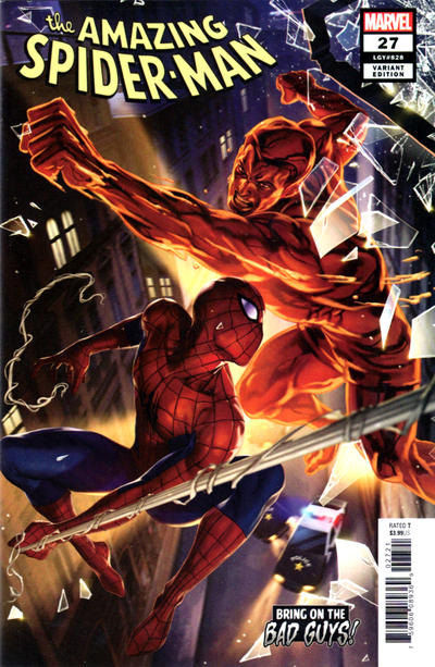 Amazing Spider-Man Vol V #27B [Woo Chul Lee 'Bring on the Bad Guys' Variant] (October 2019)
