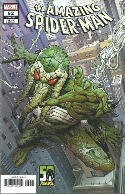 Amazing Spider-Man Vol V #62B [Greg Land 'Man-Thing: 50 Years' Variant] (May 2021)