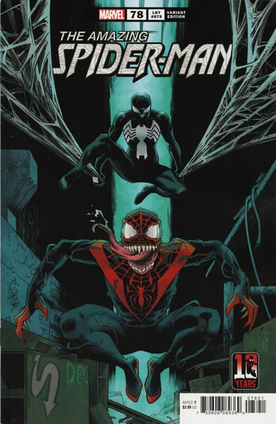 Amazing Spider-Man Vol V #78E [Declan Shalvey 'Miles Morales: 10 Years' Variant] (January 2022)