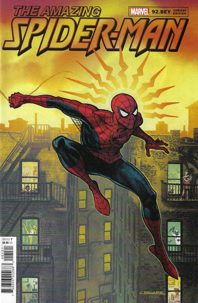 Amazing Spider-Man Vol V #92.BEY Cover B [Chris Brunner Variant] (May 2022)