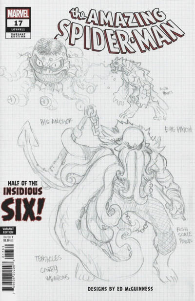 Amazing Spider-Man Vol VI #17F [Ed McGuinness Design Variant] (March 2023)