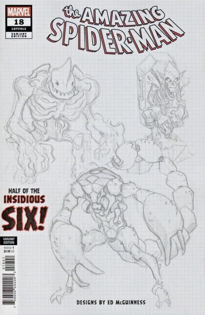 Amazing Spider-Man Vol VI #18D [Ed McGuinness Design Variant] (March 2023)