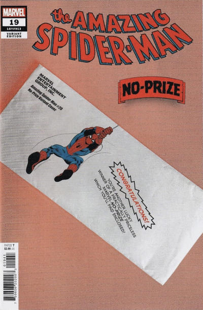 Amazing Spider-Man Vol VI #19D [No-Prize Variant] (April 2023)